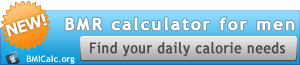 BMR Calculator for Men